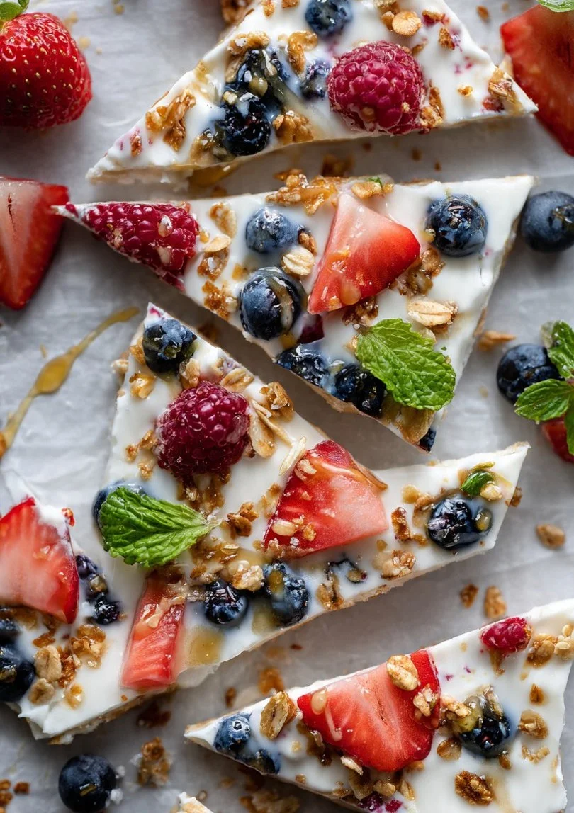 Berry Yogurt Bark Frozen Treat
