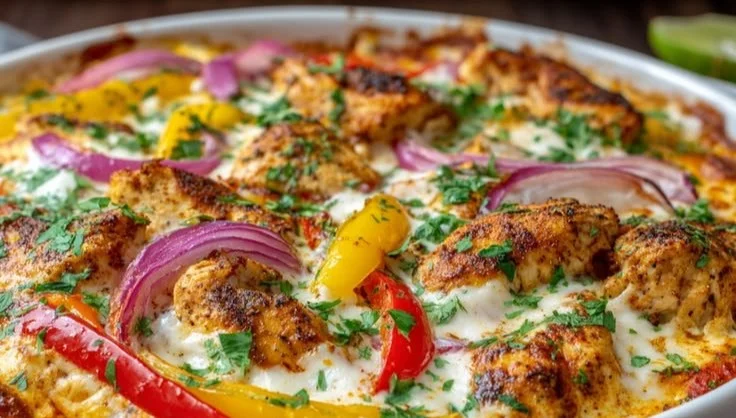 Chicken Fajita Bake