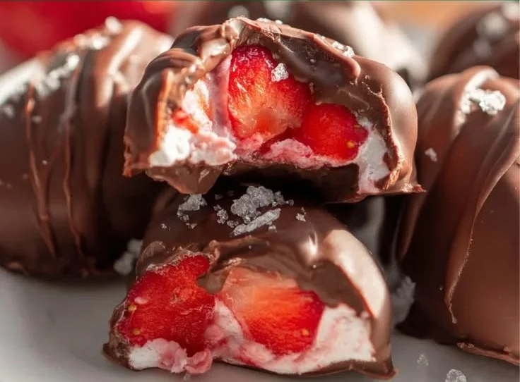 Chocolate Strawberry Yogurt Clusters