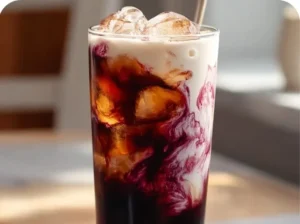 Refreshing Coconut Rum Dirty Soda cocktail with tropical flavors