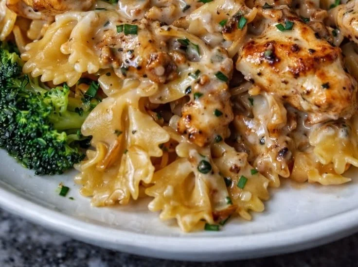 Cowboy Butter Lemon Bowtie Chicken & Broccoli