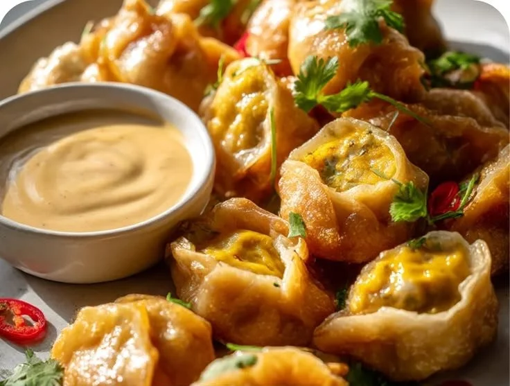 Curry Dumpling Appetizer Platter