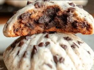 A plate of freshly baked forgotten cookies ready to enjoy.