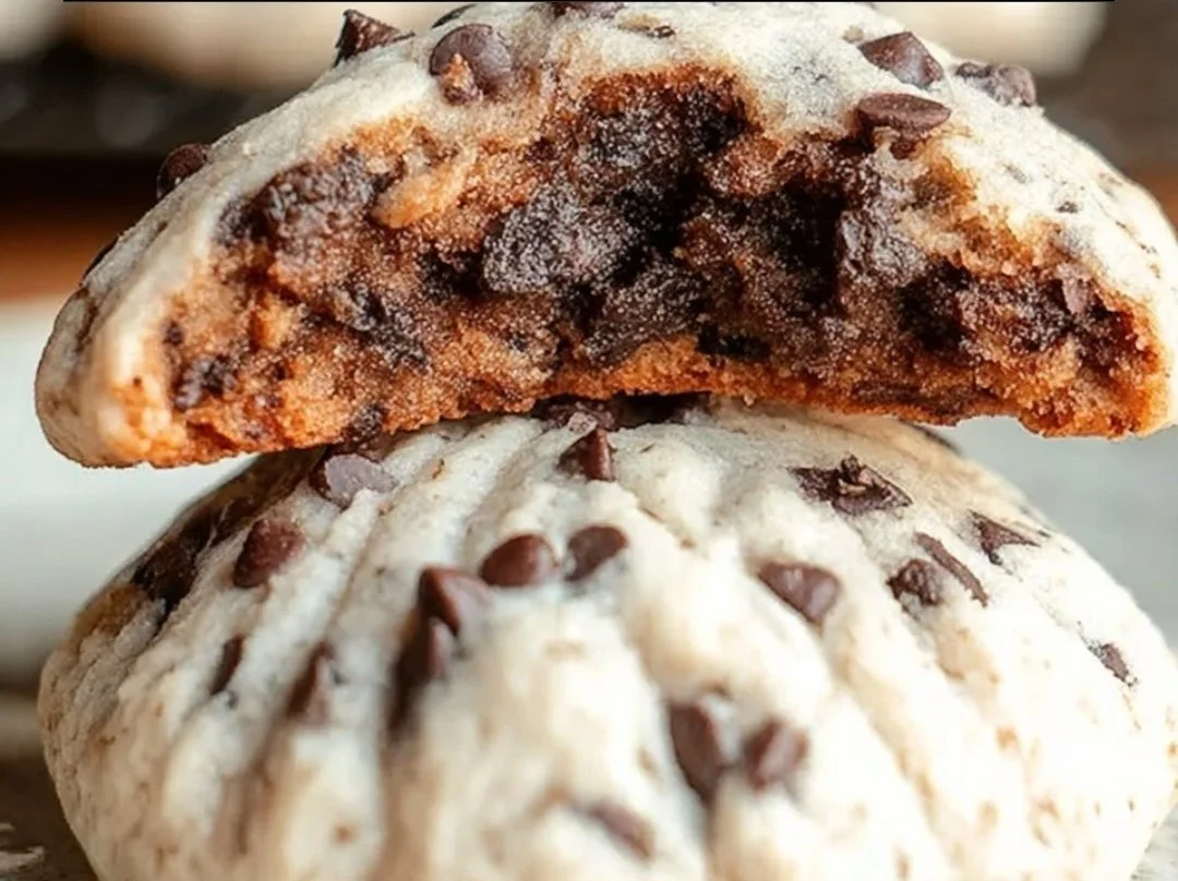 A plate of freshly baked forgotten cookies ready to enjoy.