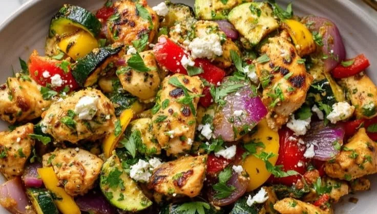 Mediterranean Chicken Stir-Fry