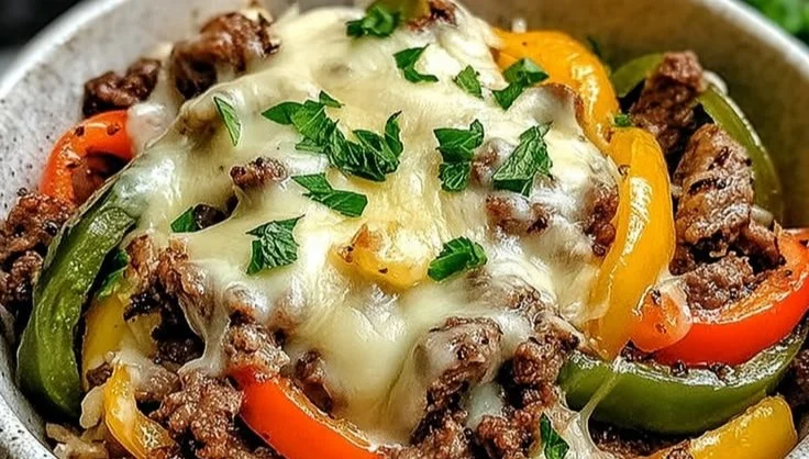 Philly Cheesesteak Bowls