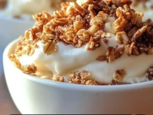 Seeded yogurt crunch cups with yogurt, nuts, and seeds for a healthy snack