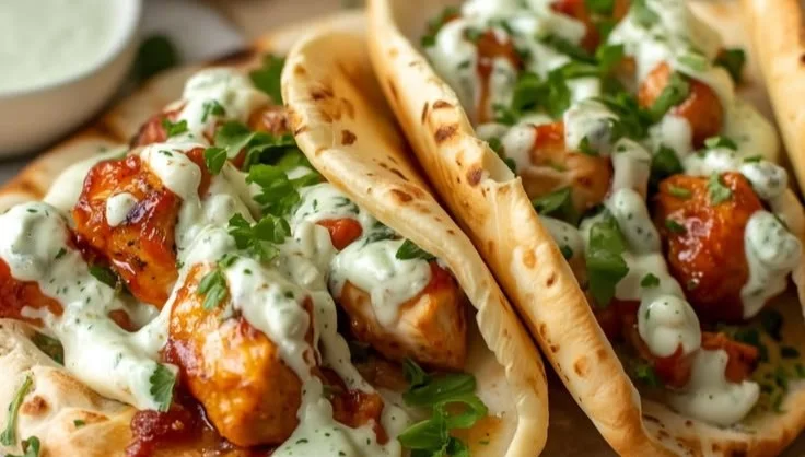 Sheet Pan Chicken Pitas