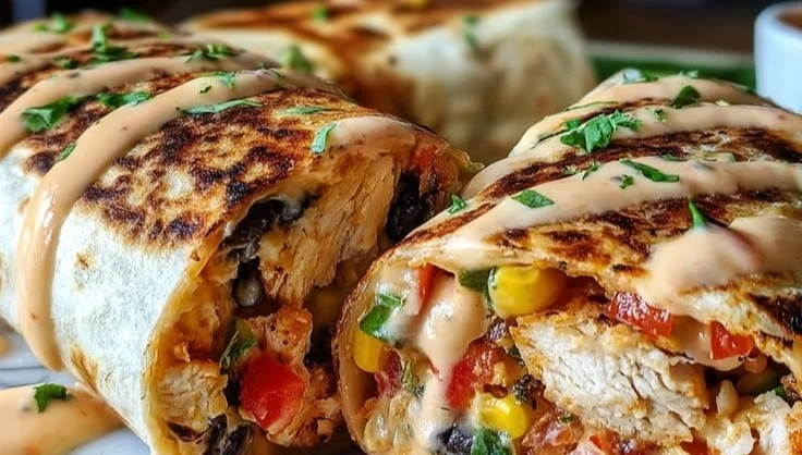 Southwest Chicken Wraps