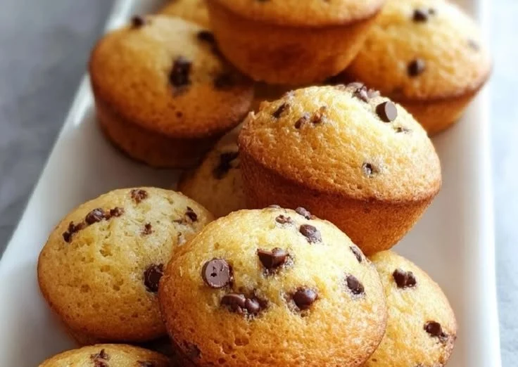 Sweet Mini Chocolate Chip Muffins
