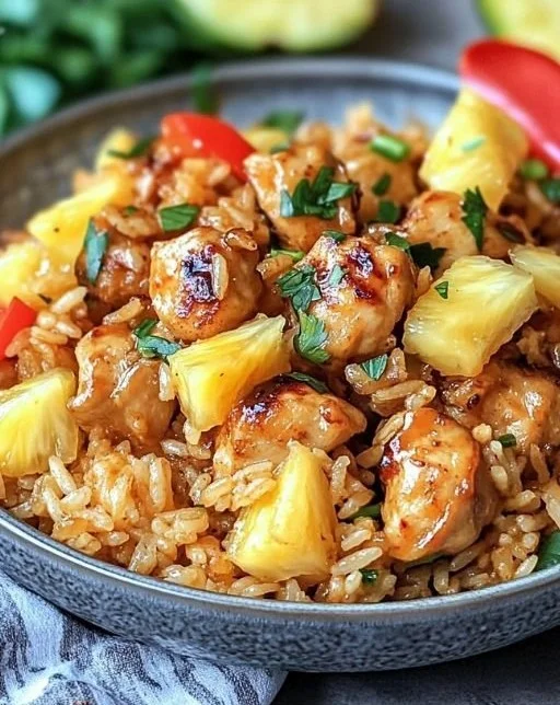 Tropical Twist: Easy Pineapple Chicken and Rice Recipe