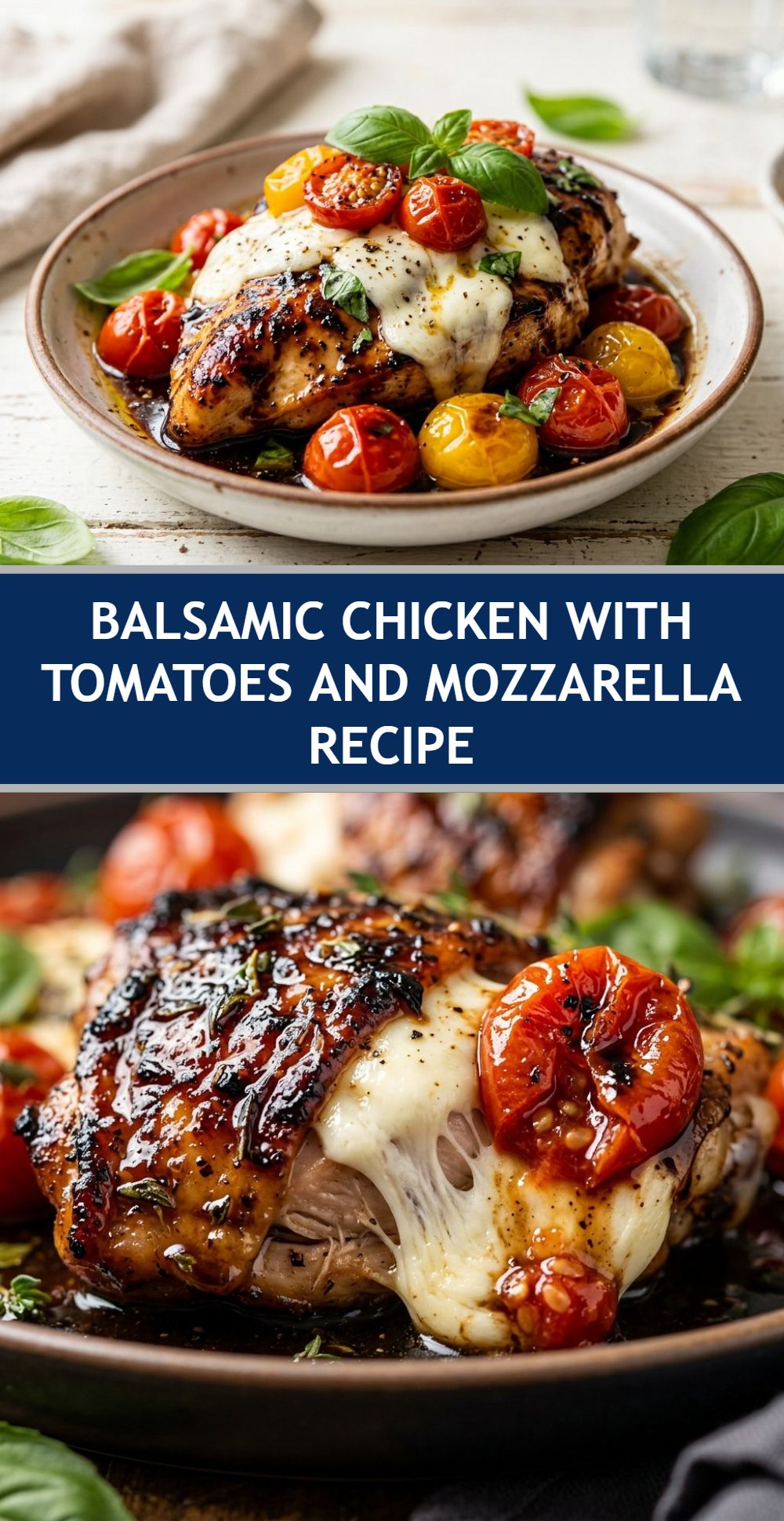 Balsamic Chicken Tomatoes Mozzarella Recipe