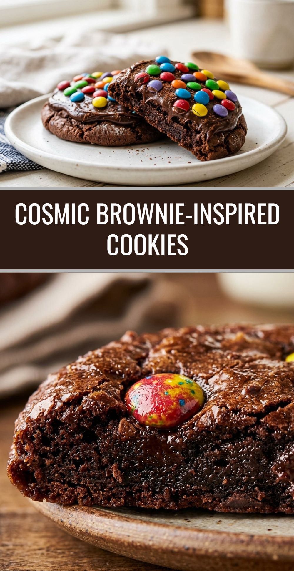 Cosmic Brownie Inspired Cookies