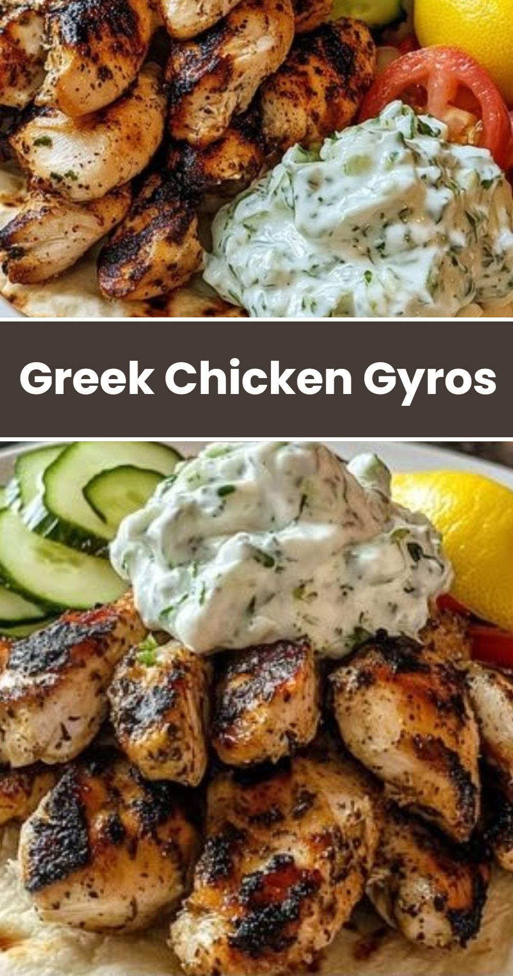 Greek Chicken Gyros