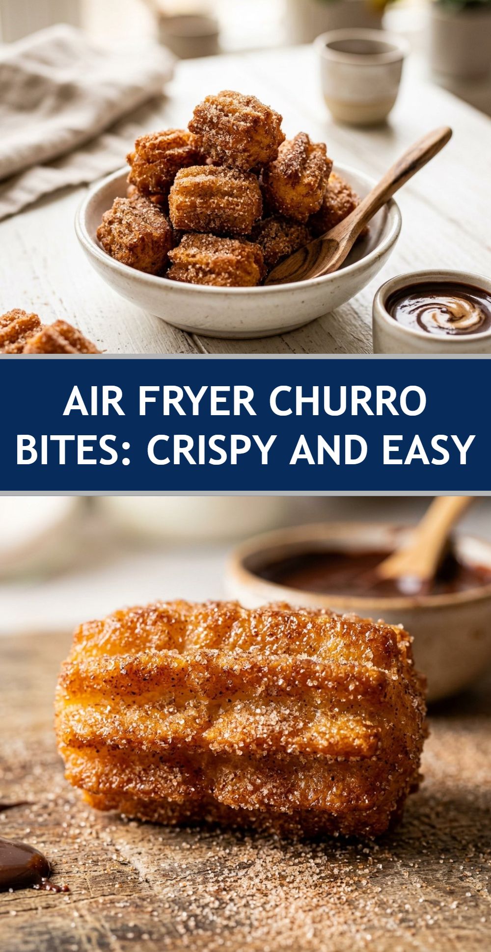 Air Fryer Churro Bites Crispy Easy