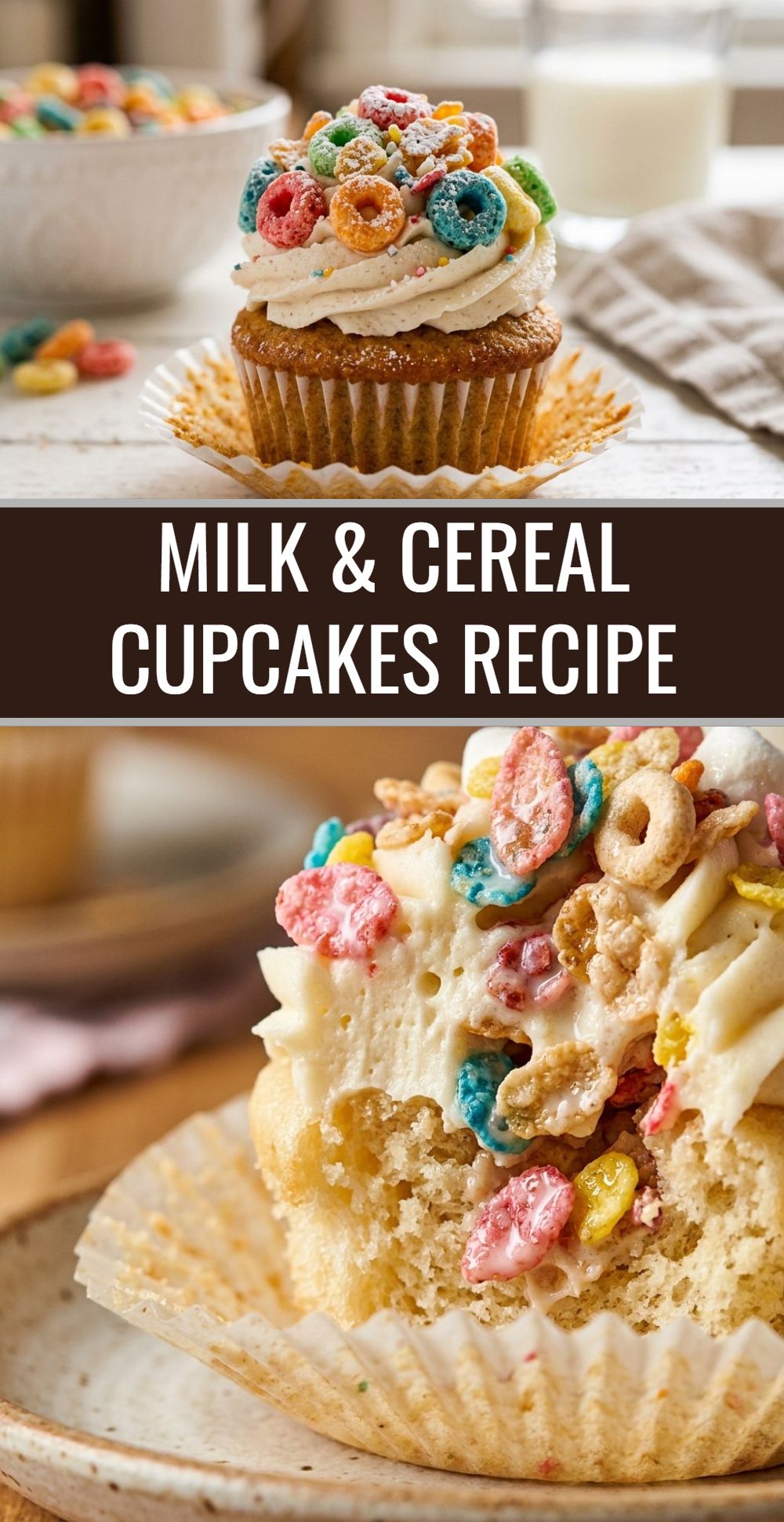 Milk Cereal Cupcakes Recipe