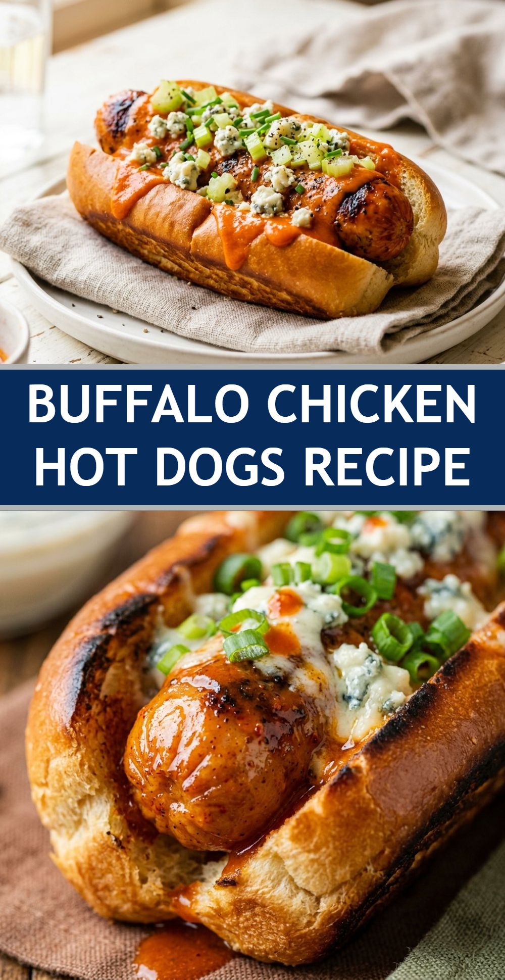 Buffalo Chicken Hot Dogs Recipe