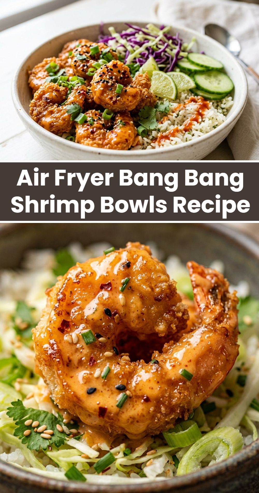 Air Fryer Bang Bang Shrimp Bowls Recipe