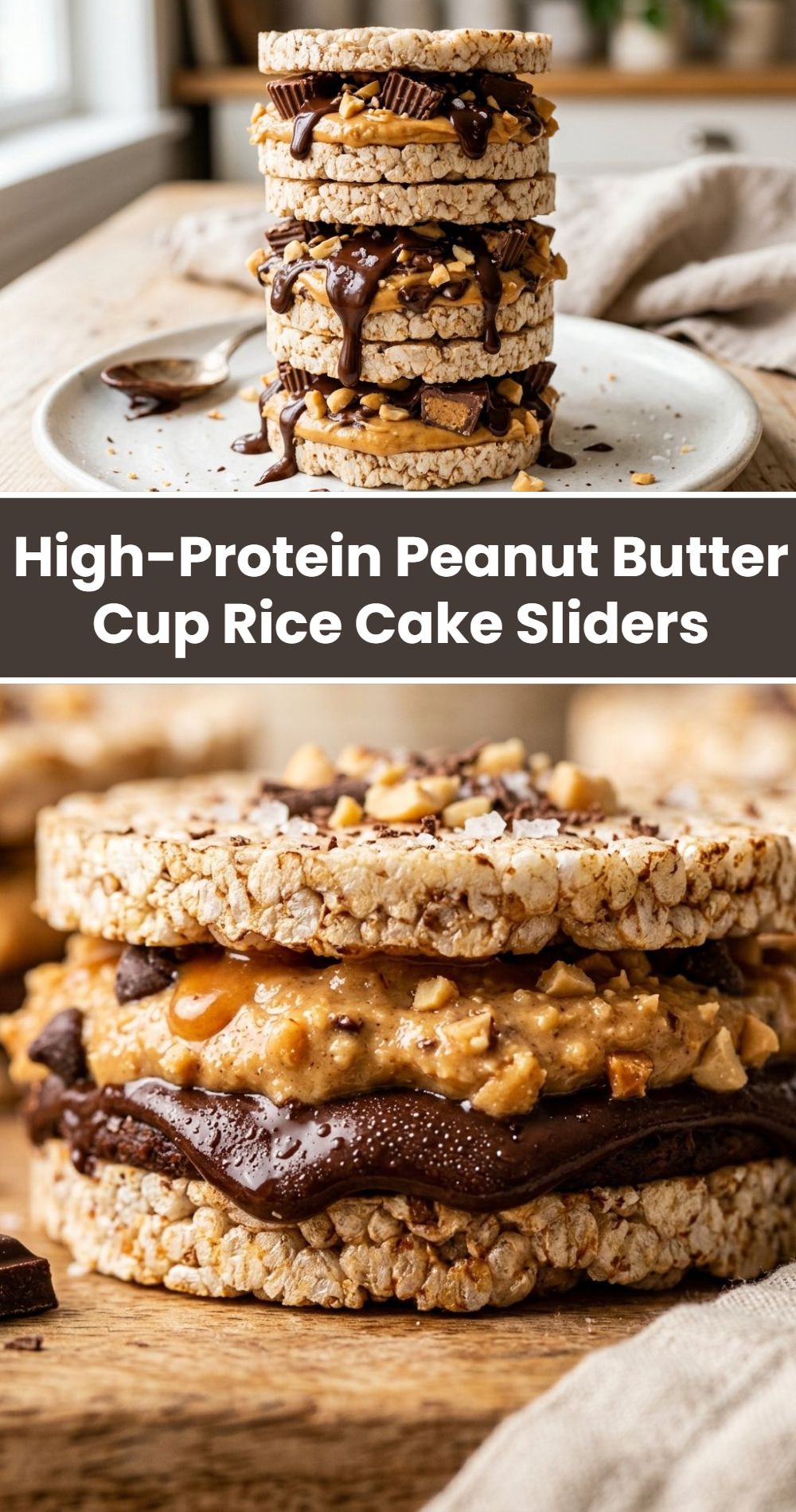 High Protein Peanut Butter Cup Sliders
