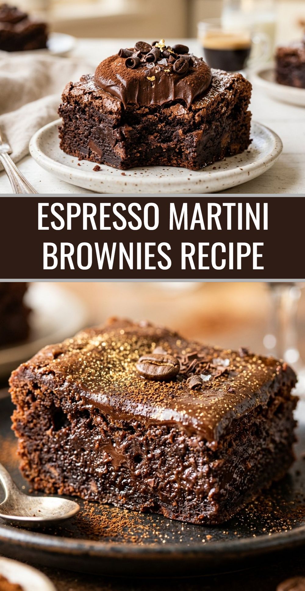 Espresso Martini Brownies Recipe