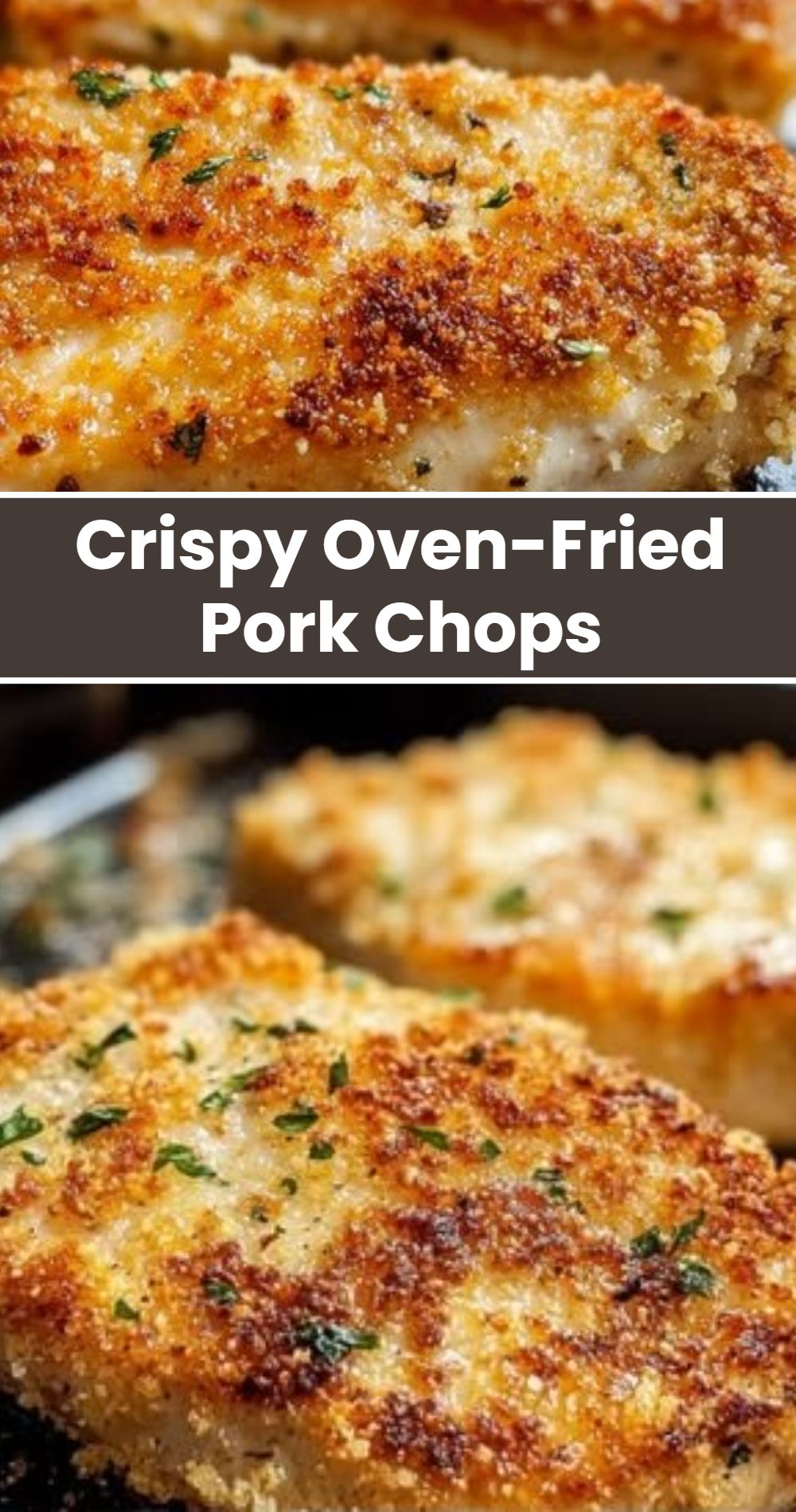Crispy Oven Fried Pork Chops