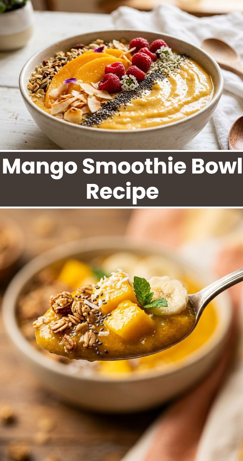 Mango Smoothie Bowl Recipe