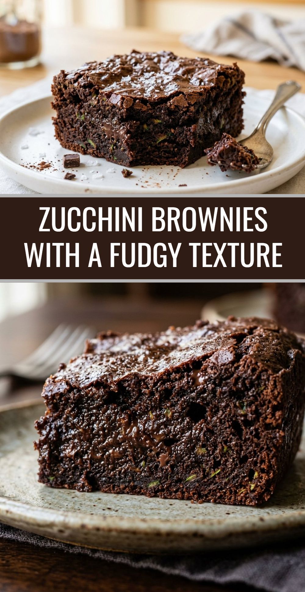 Zucchini Brownies Fudgy Texture
