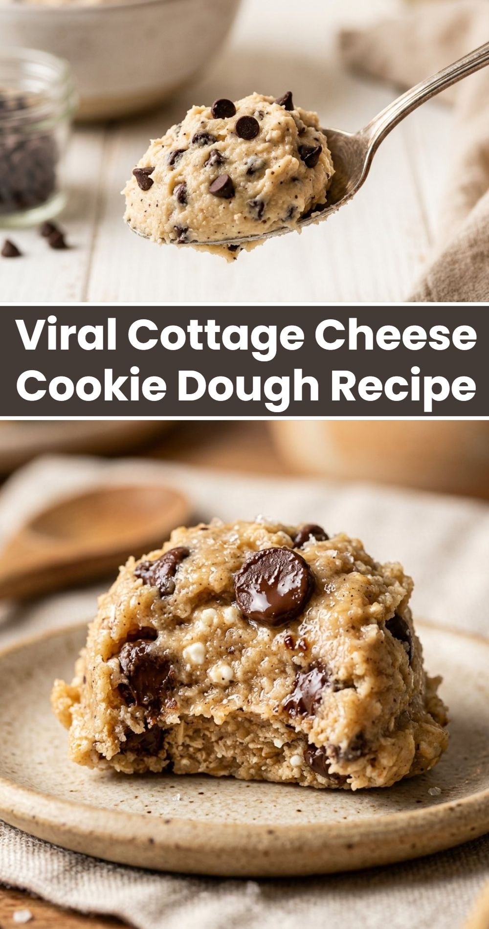 Viral Cottage Cheese Cookie Dough Recipe