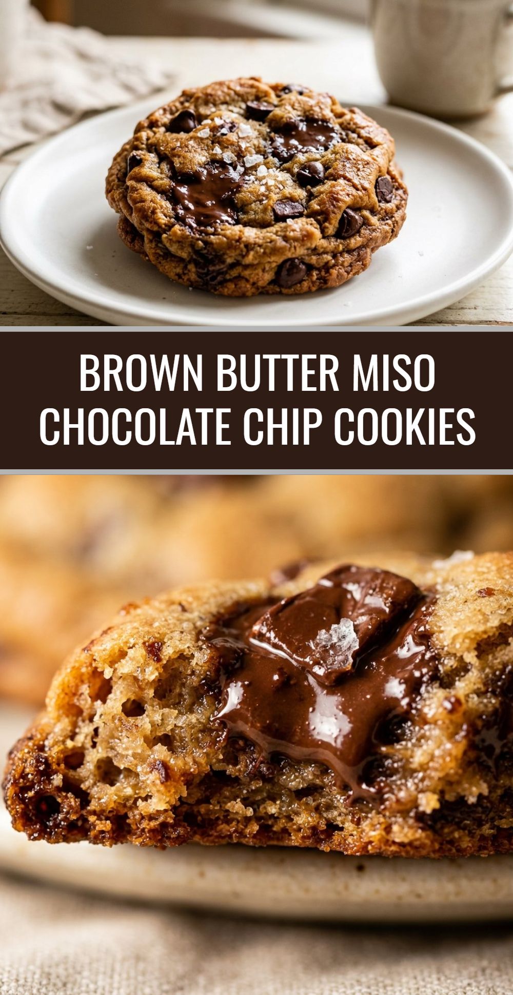 Brown Butter Miso Chocolate Chip Cookies