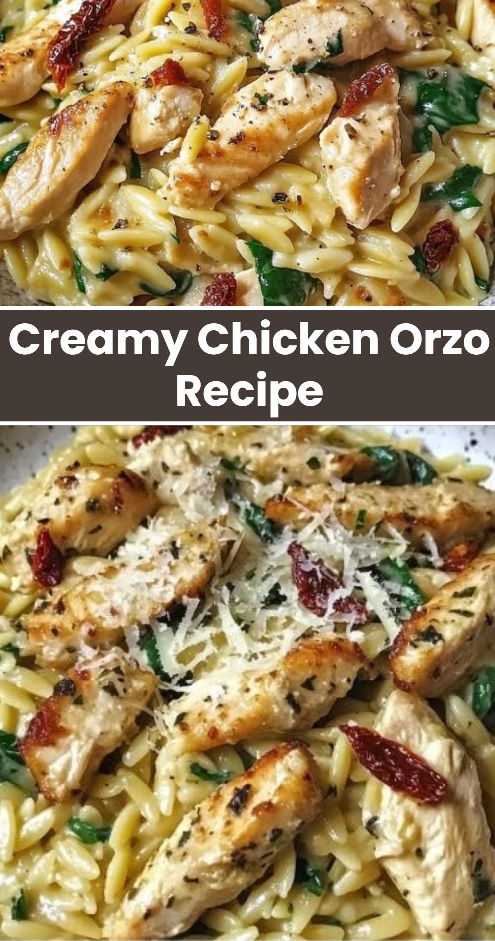 Creamy Chicken Orzo Recipe