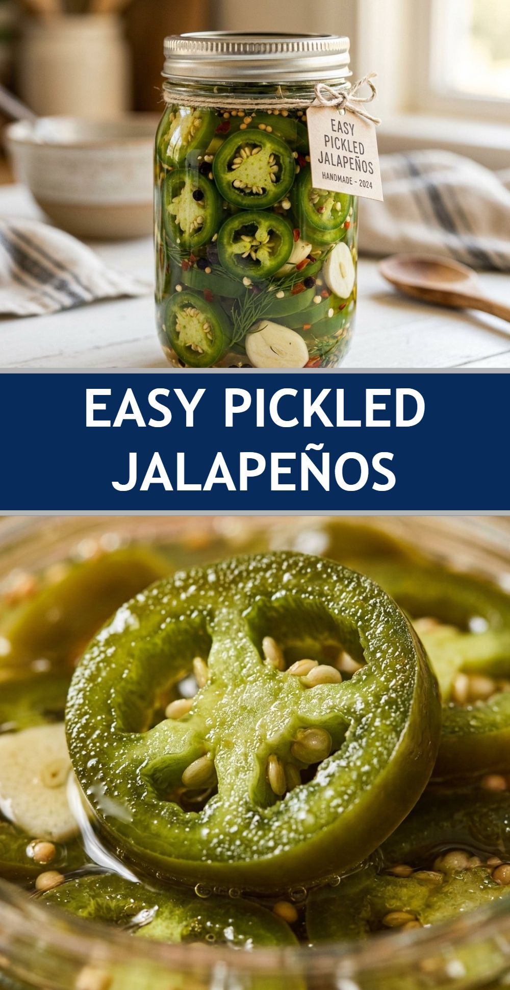 Easy Pickled Jalapenos
