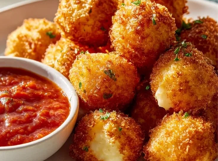 Air Fryer Mozzarella Poppers