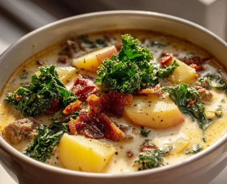 Hearty Bacon Potato Kale Soup