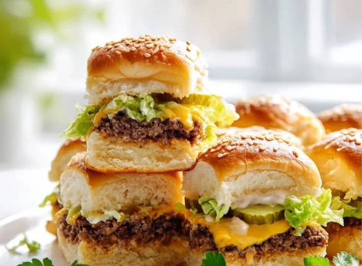 Baked Big Mac Sliders