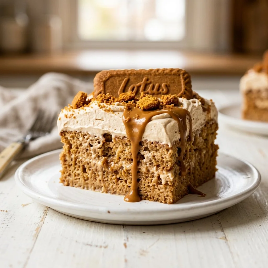 Biscoff Tres Leches Cake Recipe