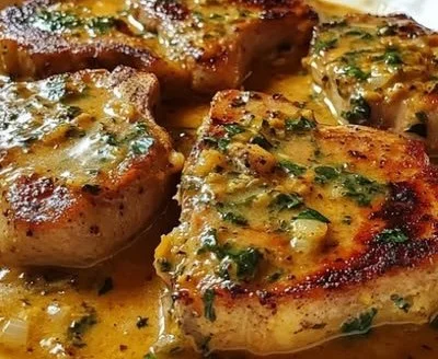 Smothered Boneless Pork Chops