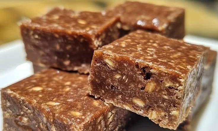 Brazilian Brigadeiro Oat Fudge Squares