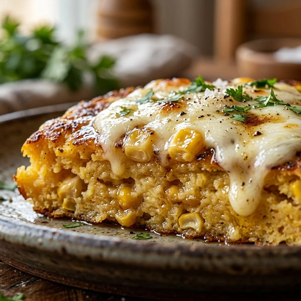 Delicious cachapas served with cheese and toppings