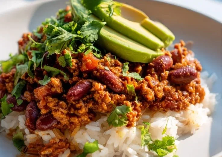 Chili Taco Rice Bowls