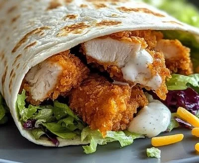Crispy Chicken Ranch Snack Wrap