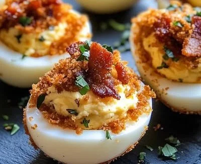 Fried Deviled Eggs