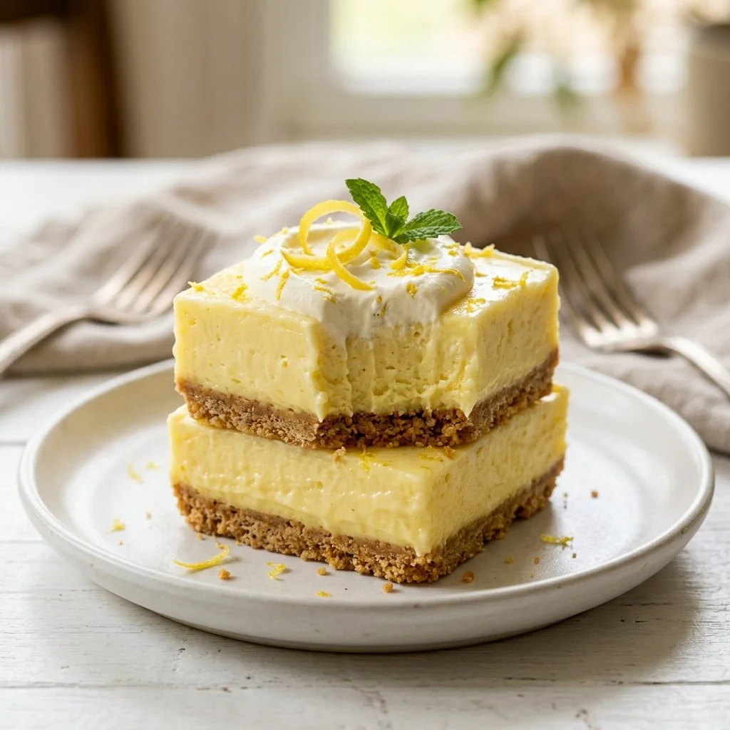 Frozen Lemonade Pie Squares Recipe