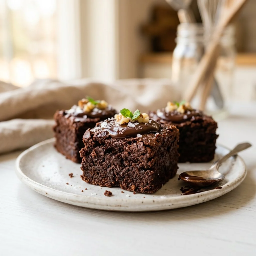 Fudgy Avocado Protein Brownie Bites