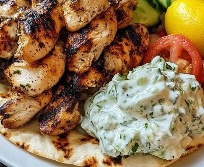 Greek Chicken Gyros