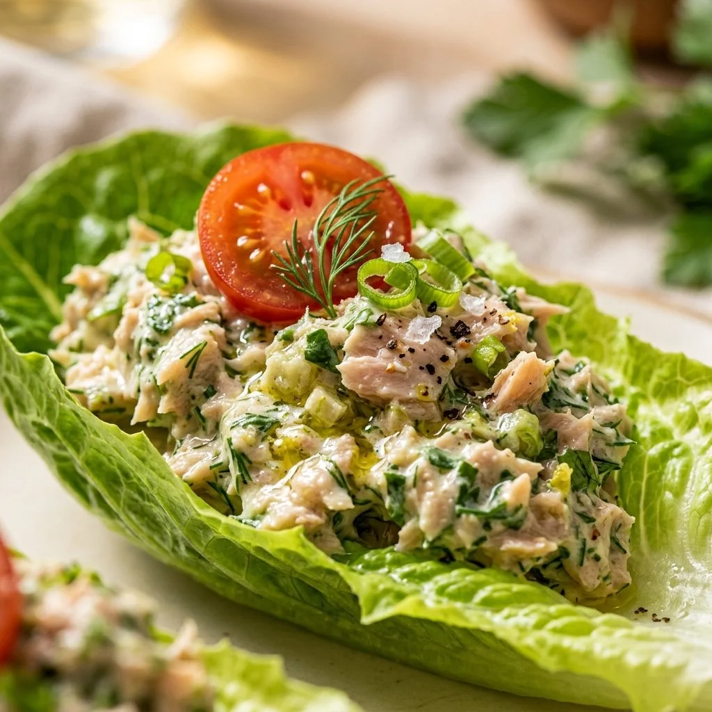 Viral Green Goddess Tuna Boats recipe inspired by TikTok trends