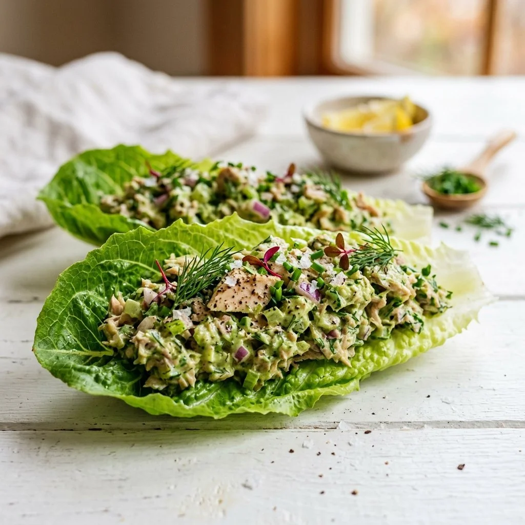 Green Goddess Tuna Boats: Viral TikTok Recipe