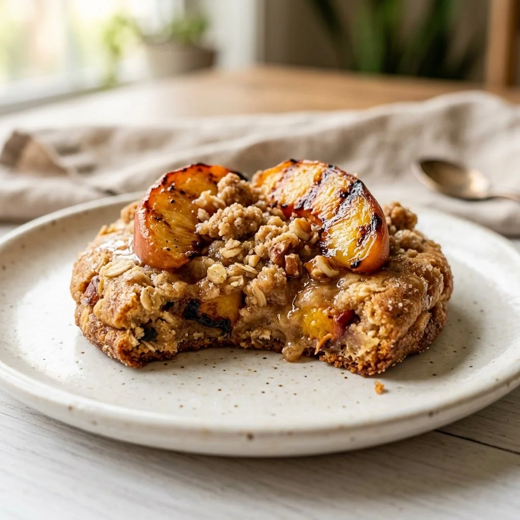 Grilled Peach Cobbler Cookies Recipe