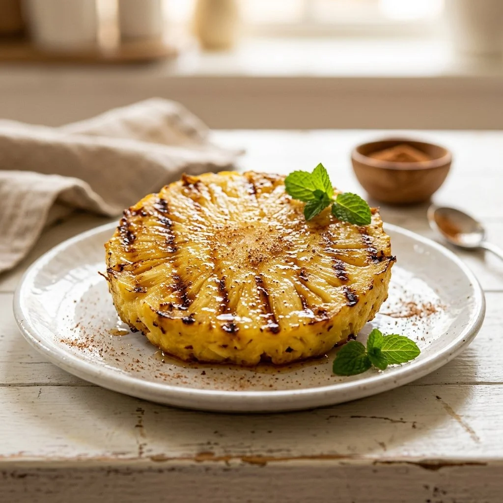 Grilled Pineapple with Cinnamon Sugar