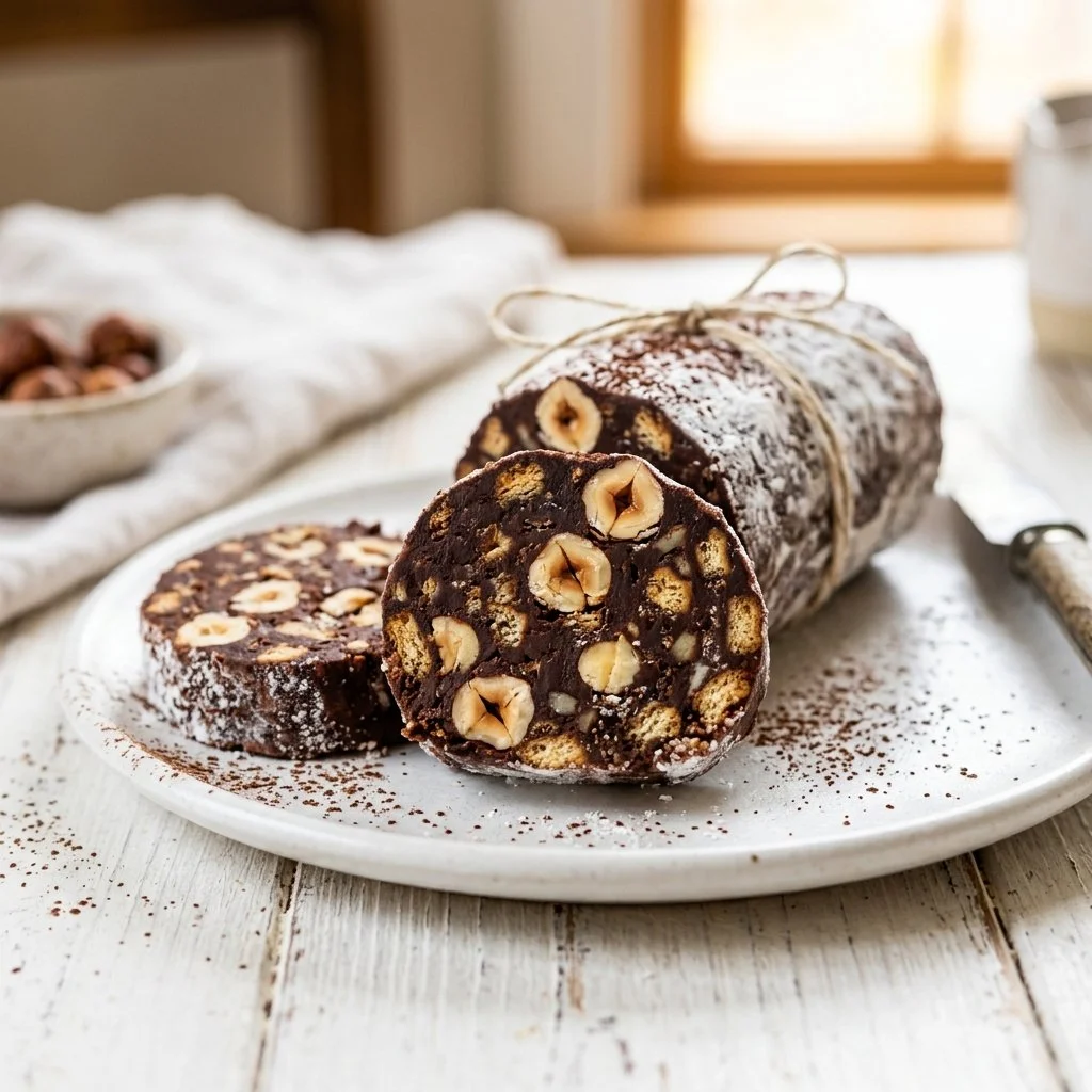 Hazelnut Chocolate Salami Recipe