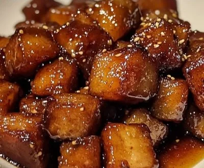 Crispy Honey Garlic Pork Belly Bites
